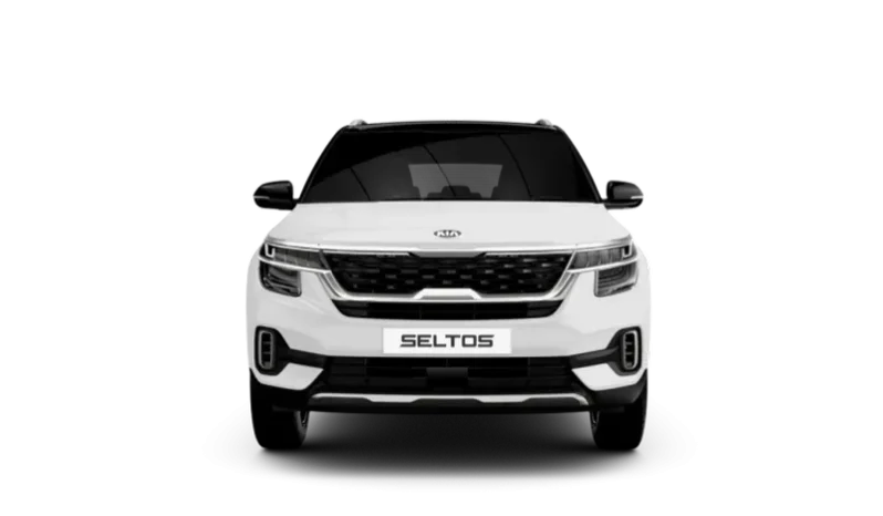 Kia Seltos, Black And White full