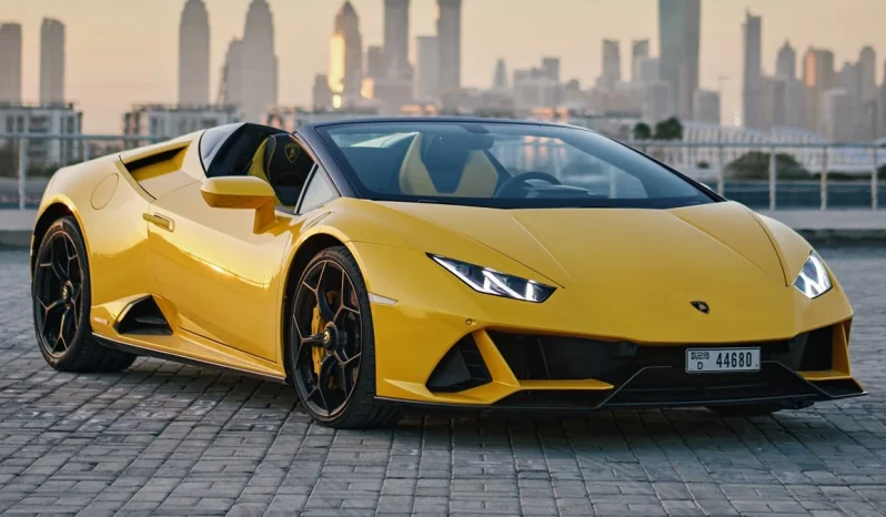 Lamborghini Evo Spyder, Yellow full