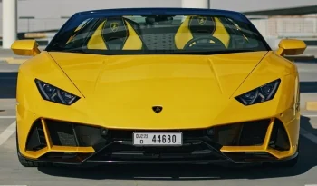 Lamborghini Evo Spyder, Yellow full