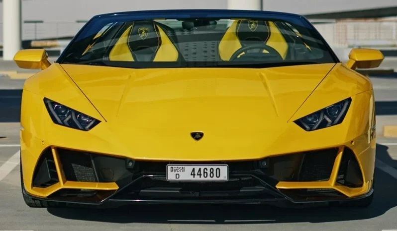 Lamborghini Evo Spyder, Yellow full