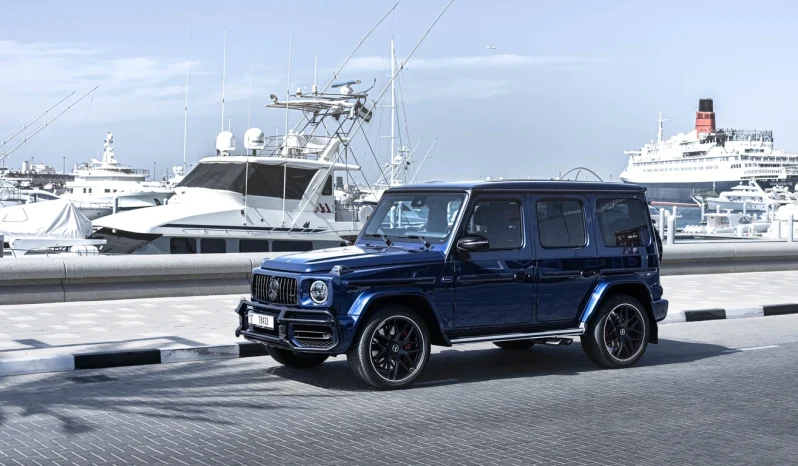 Mercedes Benz G63, Blue full