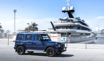 Mercedes Benz G63, Blue full