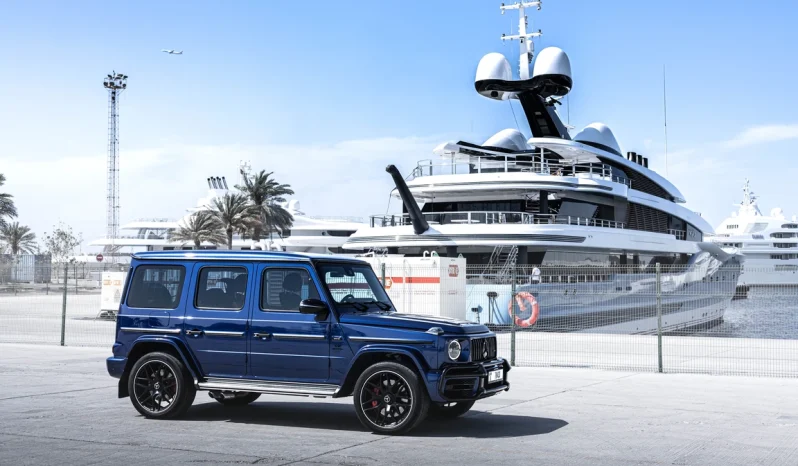 Mercedes Benz G63, Blue full