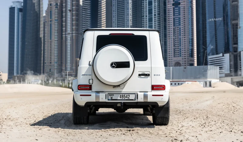 Mercedes Benz G63, White full