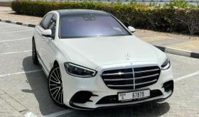 Mercedes Benz S500, White