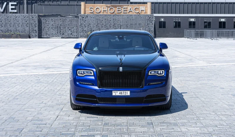 Rolls-Royce Wraith, Blue And Black full